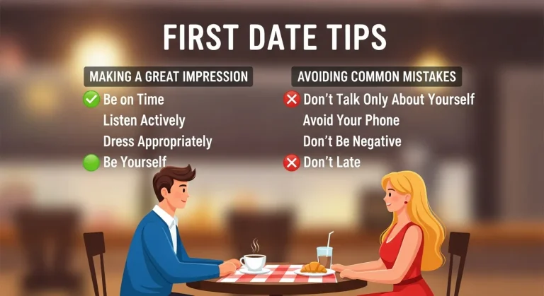First dating tips for making a great impression and avoiding common mistakes