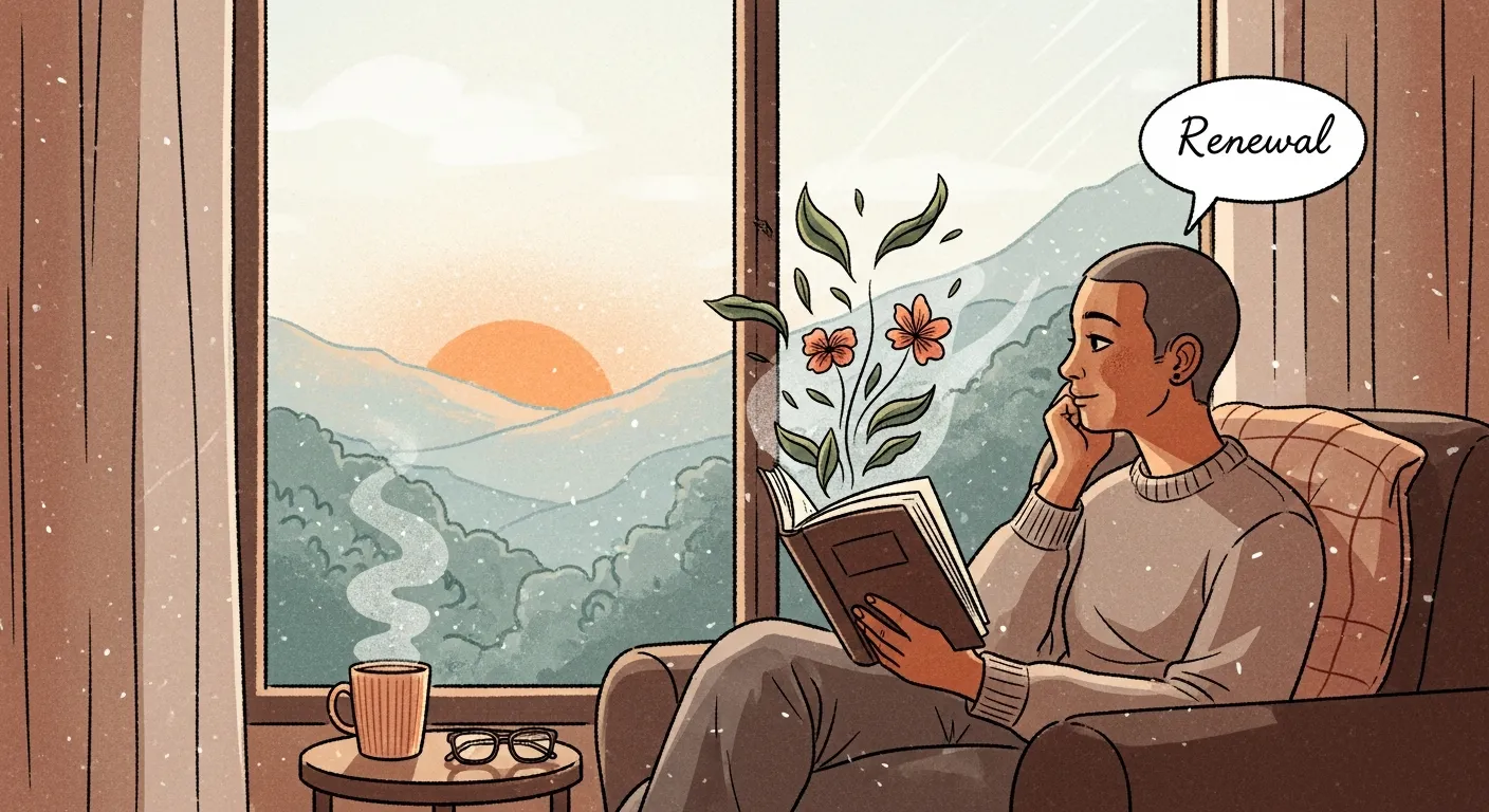 Person sitting peacefully by a window journaling and reflecting after divorce, symbolizing emotional healing and self-discovery.