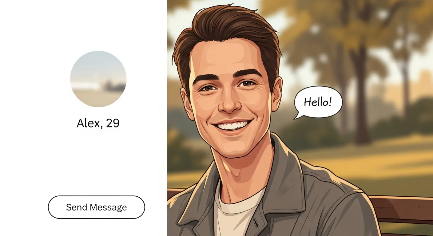 Well-lit portrait of a smiling person with clear focus and natural background, demonstrating ideal qualities of a good dating profile picture.